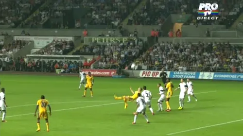 Cântec de lebădă! Swansea – Petrolul 5-1! Grozav a marcat din „foarfecă” cel mai frumos gol al meciului