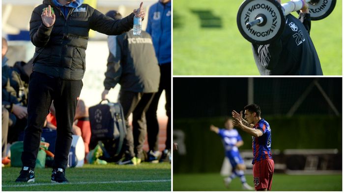 Zero la fotbal, dar plini de mușchi! Cu ce s-a ales Reghecampf și cea mai mare problemă a Stelei după primul cantonament