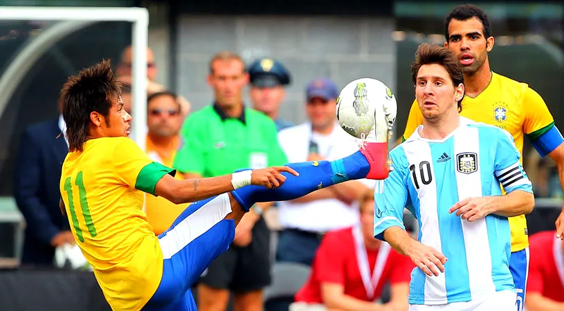 Victorie pentru Brazilia în amicalul cu Argentina. VIDEO | Faza meciului a fost însă oferită de Messi. Starul Barcelonei a ratat un penalty