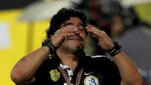 Capăt de linie!** Maradona a fost demis de la Al-Wasl