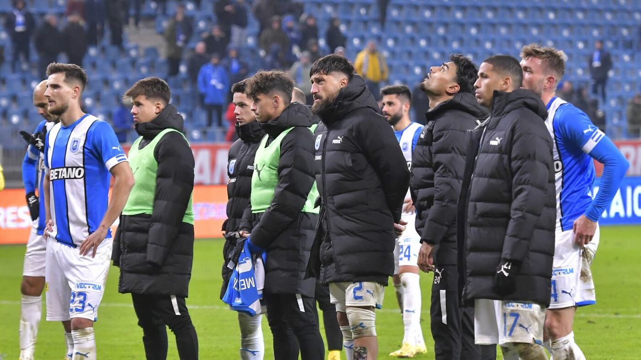 Alertă pentru Mirel Rădoi! Căpitanul Universității Craiova s-a accidentat în meciul cu FC Argeș din Cupa României