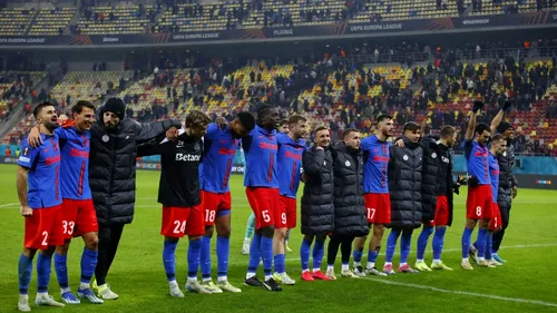 Cât de iubită e FCSB? E pe locul 3 în acest clasament al etapei a 5-a din Europa League