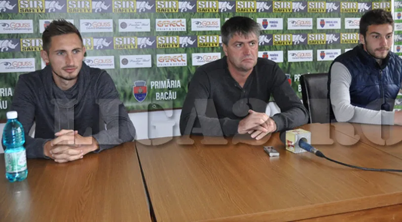 Conferință de presă la SC Bacău:** jucătorii au explicat de ce schimbarea lui Viorel Tănase a fost benefică