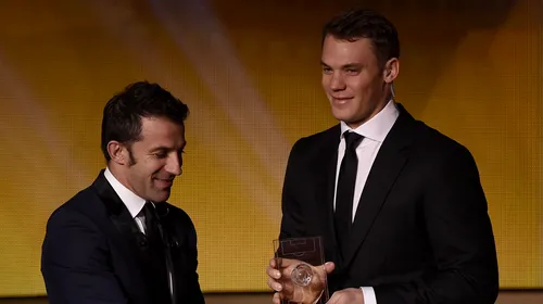 Neuer, mostră de fair play: „Mulțumesc celor care m-au votat și felicitări câștigătorului, Cristiano”
