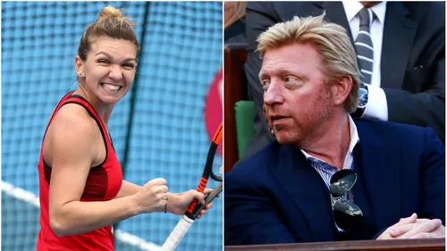 Simona Halep are un fan de lux la Australian Open! Boris Becker, declarație minunată: 