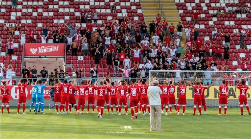 În fața a aproximativ 3.000 de arădeni, UTA a bătut-o pe Ripensia la meciul de prezentare al lotului pentru noul sezon de Liga 1!