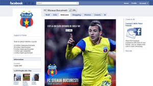Steaua și-a făcut cont pe Facebook