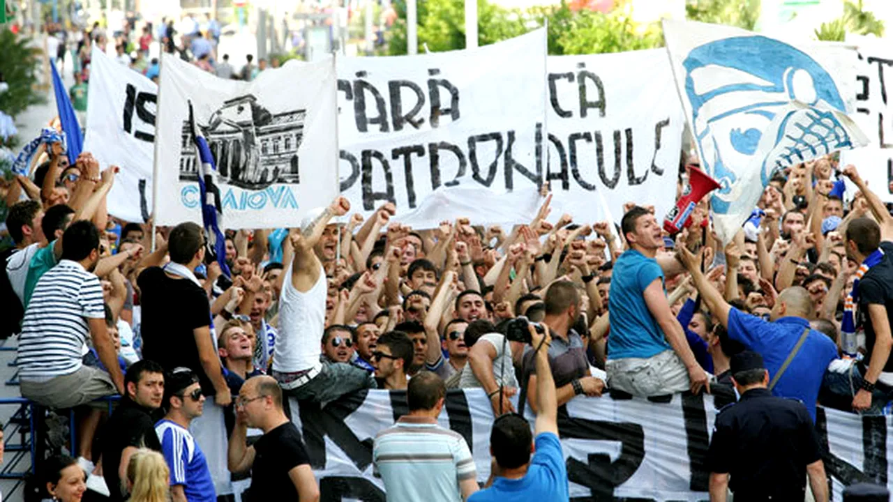 Fanii granzilor din București s-au plictisit fără Craiova!** Steliștii, dinamoviștii, rapidiștii și craiovenii vor protesta în fața Guvernului pentru revenirea 