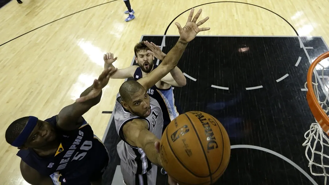 Spurs, mai aproape de finală! Parker și Duncan au făcut 2-0 în duelul cu Grizzlies