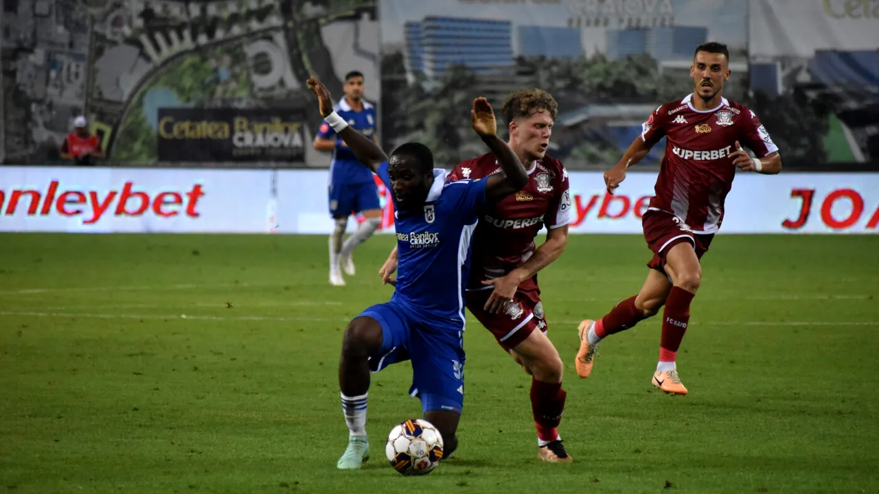 Rapid - FC U Craiova 4-3, în etapa 22 din Superliga. Giuleștenii, primul succes după șase meciuri în campionat fără victorie