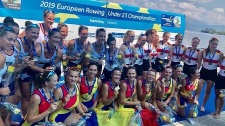 Recital românesc la Europenele de tineret la canotaj: nouă medalii de aur - una de argint - două de bronz