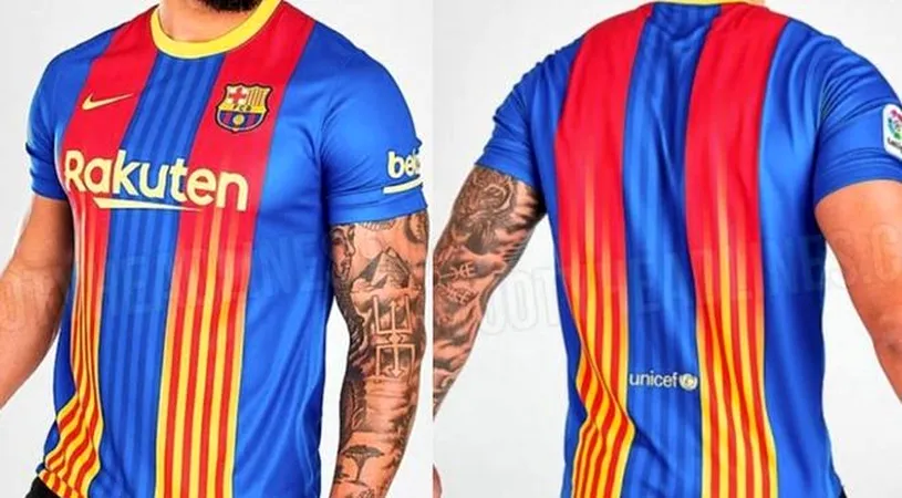Cum arată tricoul special conceput de FC Barcelona pentru derby-ul cu Real Madrid. Când se dispută primul „El Clasico