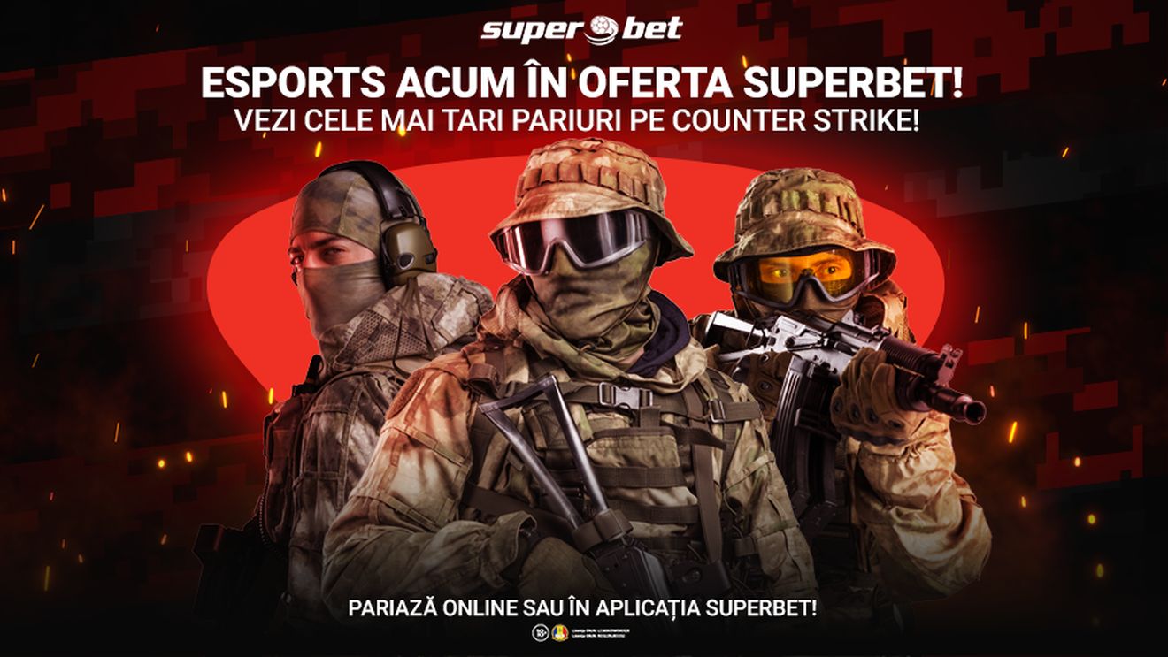 La Superbet ai parte de cele mai tari pariuri pentru Counter Strike!