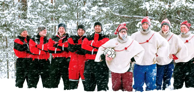 FOTO** Moș Crăciun are echipă de fotbal în Finlanda