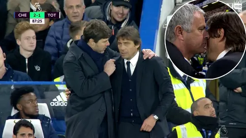 Un nou moment controversat în Premier League: Conte, băgat în ședință de Pochettino, chiar în timpul derby-ului. Ce i-a spus antrenorul lui Tottenham în minutul 88