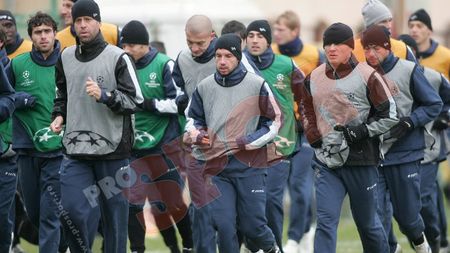 FOTO **Jucătorii Unirii se pregătesc intens pentru meciul cu Glasgow