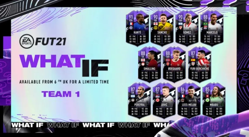 Ce ar fi dacă?! Cel mai recent eveniment introdus în FIFA 21