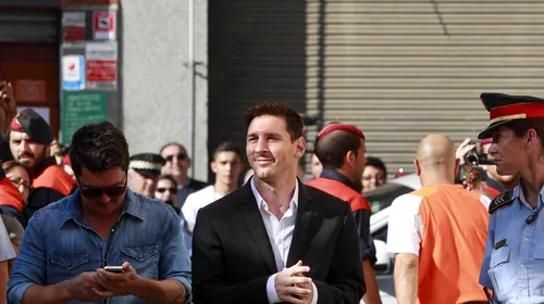 Messi a fost audiat mai mult de două ore și jumătate, la tribunalul din Gava
