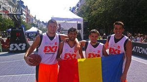 Echipa Bucharest UPB s-a clasat pe locul doi la finala europeană FIBA 3x3 World Tour Prague
