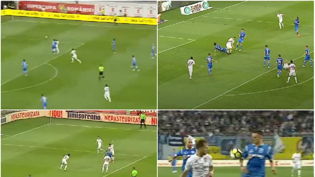 Primul meci al sezonului, primul scandal cu arbitrii! Radu Petrescu, acuzat că a "ratat" penalty după penalty. Crăciunescu: "Sunt trei care nu s-au dat! Au fost greșeli mari". FOTO | Cele patru faze judecate greșit