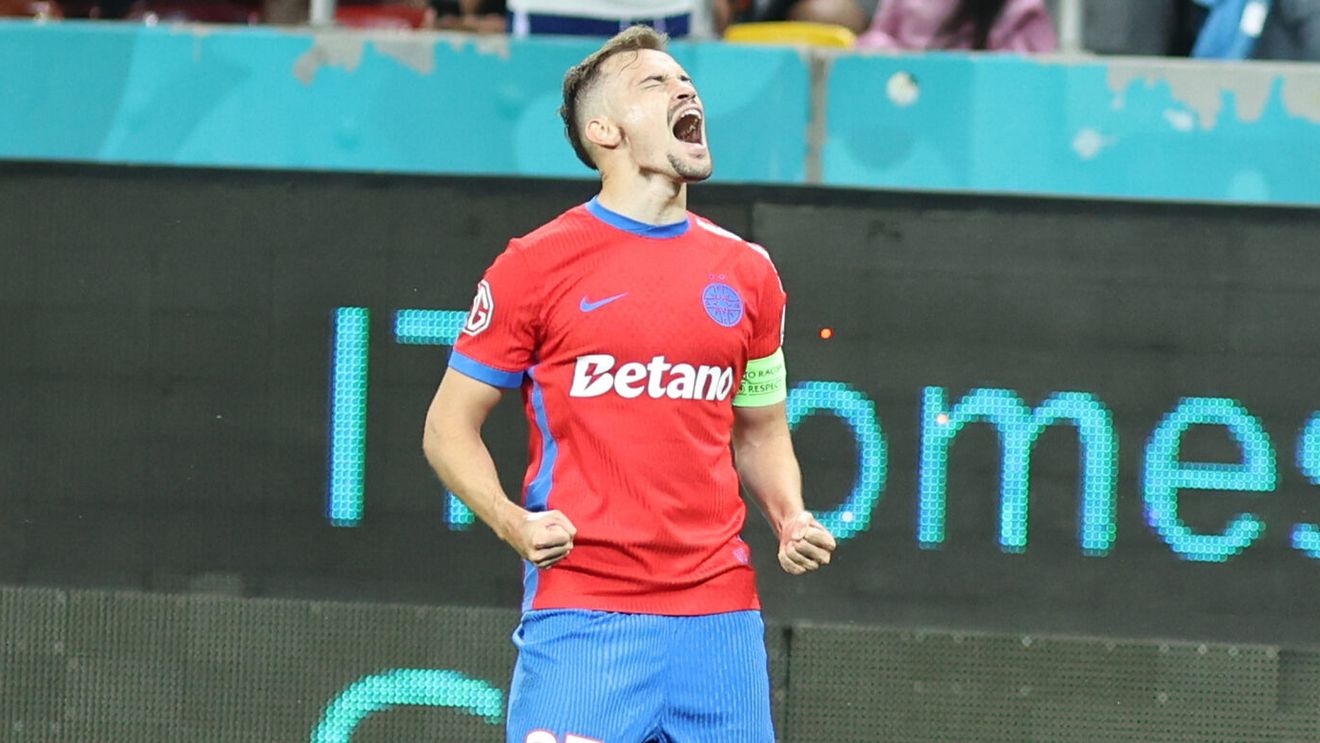 Olaru a amenințat că se lasă de fotbal când Becali i-a cerut să schimbe postul, iar Lăcătuș e de partea jucătorului: „Nu e rău asta!”