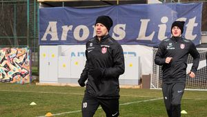 Edi Iordănescu, pregătire spartană la CFR Cluj! Cum arată un antrenament la -11 grade și cum au reacționat jucătorii campioanei | VIDEO & FOTO