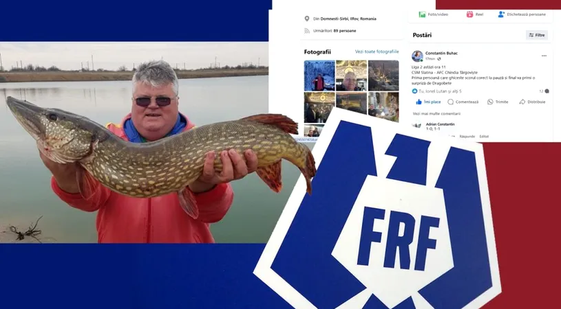Scenă halucinantă în fotbalul românesc! Un președinte de AJF a făcut concurs de pariuri pe Facebook despre meciul din Liga 2 la care a fost trimis de FRF ca delegat! ”Surpriză de Dragobete”