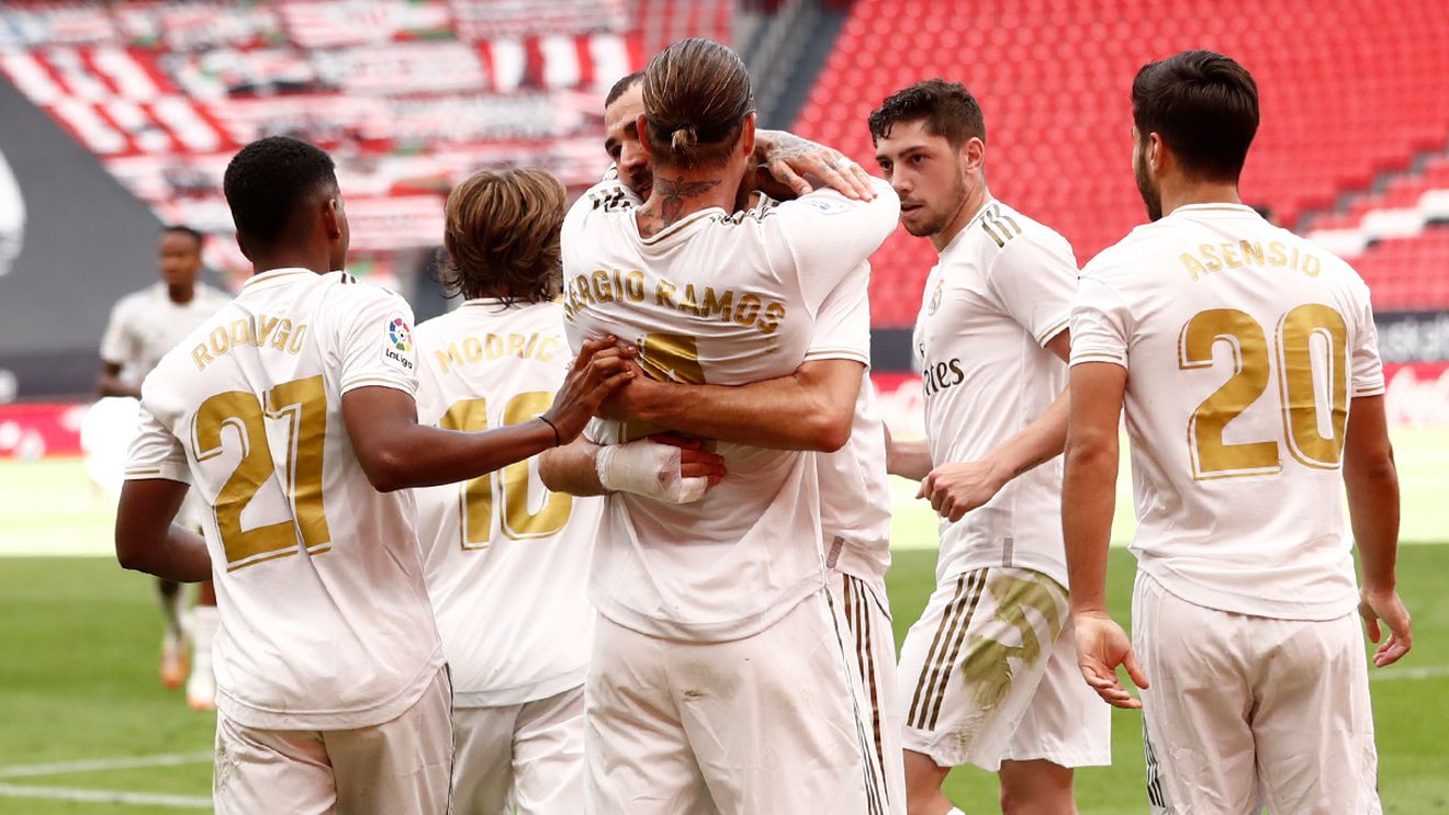Rezumat Athletic Bilbao - Real Madrid 0-1. Sergio Ramos a fost iar decisiv într-o deplasare infernală și echipa lui Zidane chiar e la un pas de titlu în La Liga. VIDEO cu fazele meciului