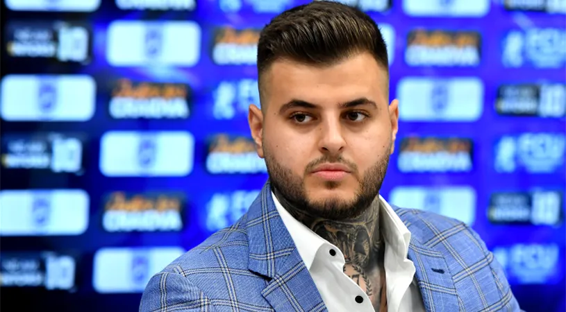 Adrian Mititelu jr., suspendare inutilă! Deși e interzis 6 luni în Superliga, fiul patronului de la FC U Craiova poate merge pe stadion la orice meci: ce nu are voie să facă