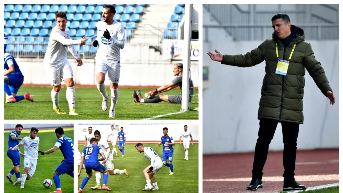 Octavian Benga a debutat cu dreptul ca antrenor la Viitorul Pandurii, dar echipa a suferit cu ultima clasată Dacia Unirea: ”Lipsă de concetrare la finalizare”