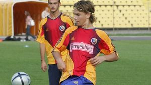 "Tricolorii" mici, învinși de naționala "A"