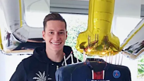 FOTO | Cum arată un tort dăruit de o echipă miliardară! Draxler a rămas mască după ce a văzut ce a primit de la PSG de ziua lui :)