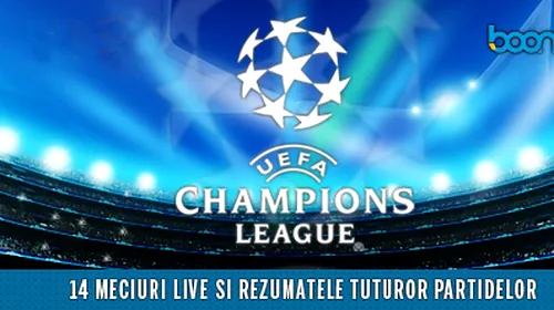 Azi începe ‘Revoluția UEFA Champions League’!** Vezi programul transmisiunilor