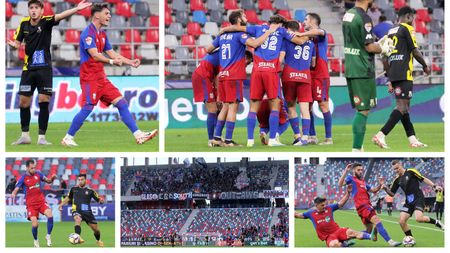Steaua cu golurile, Ceahlăul cu ratările! Trupa lui Oprița câștigă clar în Ghencea, cu Chipirliu și Maftei contribuind la toate golurile ”militarilor”