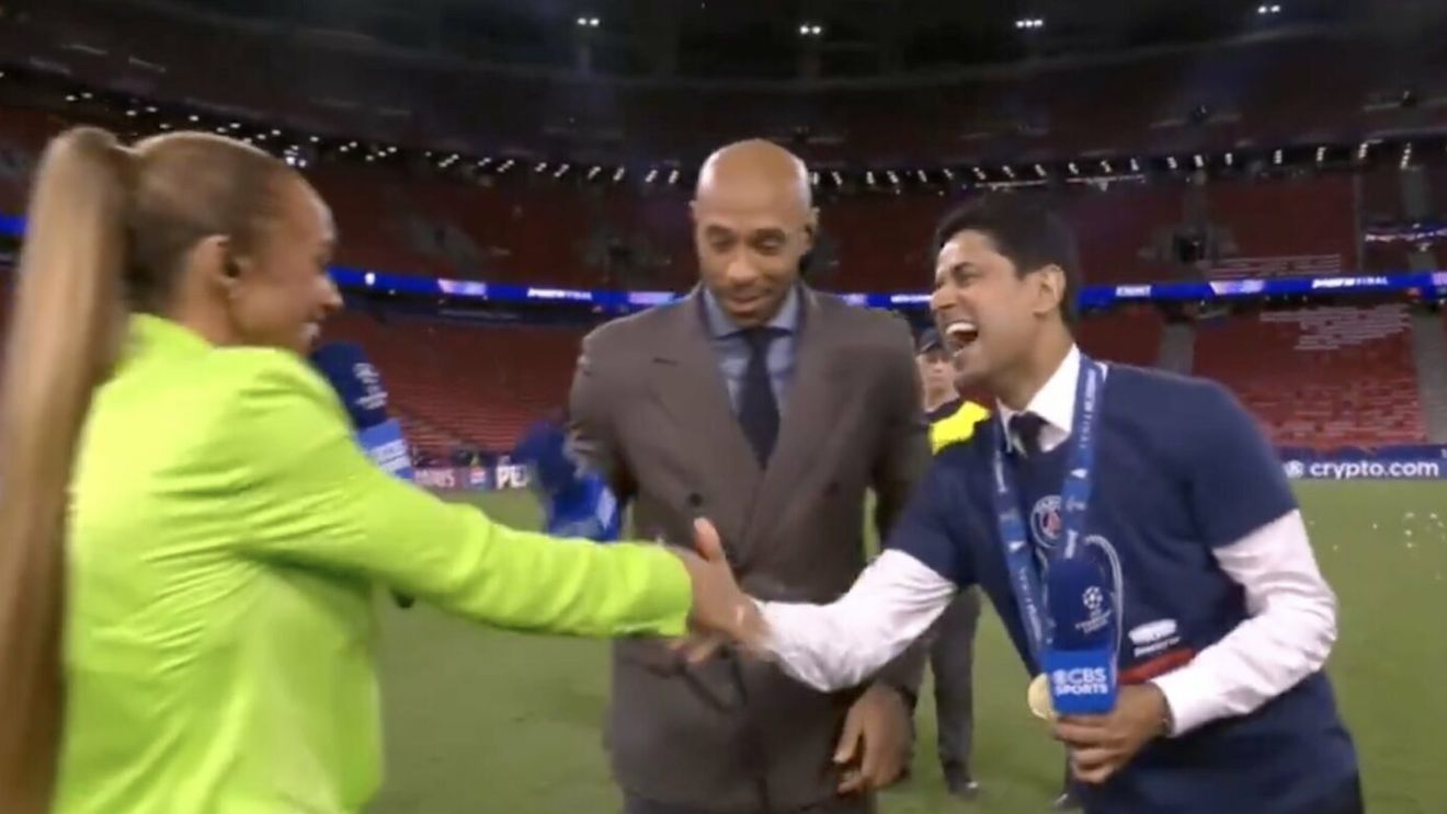 Nasser Al-Khelaifi și Thierry Henry, dialog în direct la tv după finala UCL. „Cum ai putut să-i faci una ca asta?”