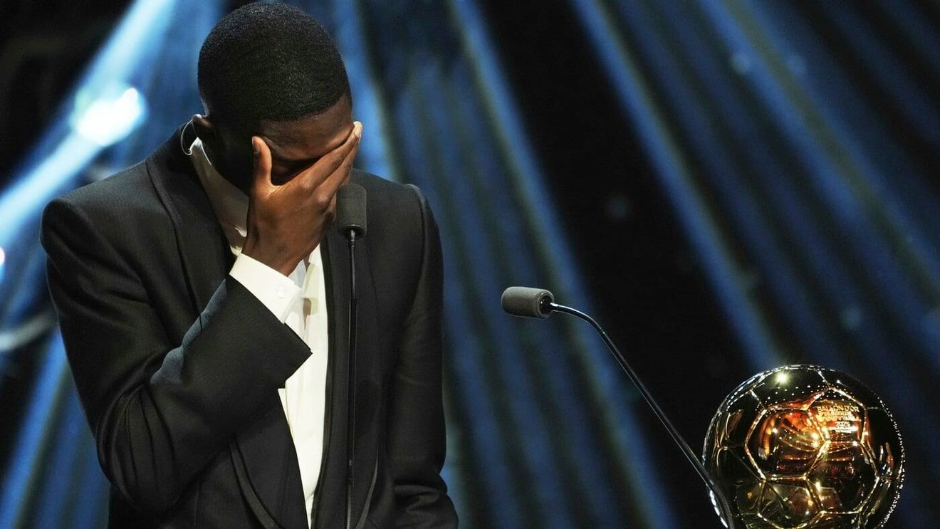 Dembele a început să plângă în hohote după ce a primit Balonul de Aur: „E pentru mama mea”