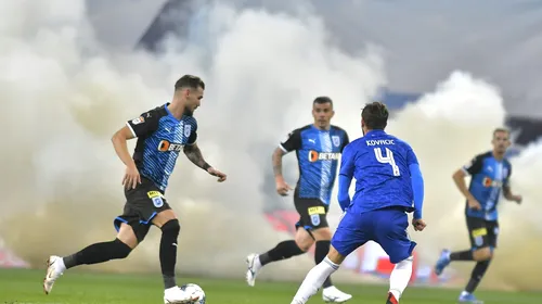 FCU Craiova – Universitatea Craiova 0-2. Victorie de necontestat a oaspeților, care se impun prin golurile lui Dan Nistor și Ștefan Baiaram