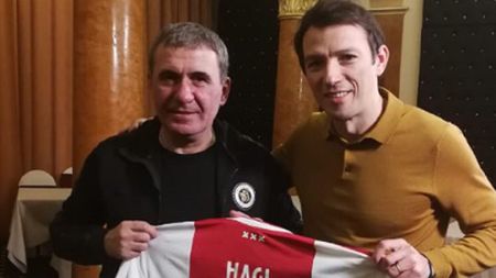 Gică Hagi, "transferat" de George Ogăraru la Ajax! Cadoul echipei care a jucat cu Real Madrid, pentru "Rege". "Sunt tineri, dar știu legenda fotbalistului senzațional din Carpați"