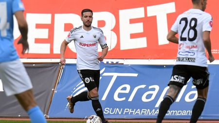 Alex Chipciu, crize de nervi în U Cluj - FC Voluntari, după ce ilfovenii au umilit apărarea „șepcilor roșii” la golul de 1-2 | VIDEO