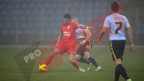 Imaginea etapei vine de la Steaua - Năvodari! FOTO: Ce a apărut pe margine imediat după ce Săgeata a deschis scorul :)