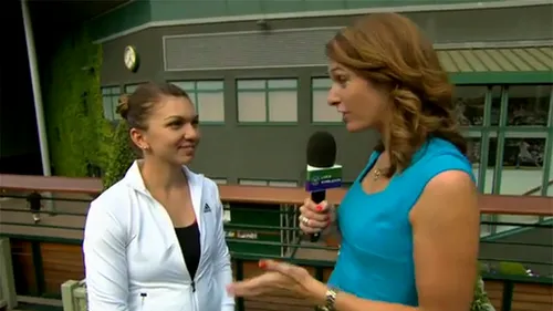 VIDEO | Halep, vedetă la Wimbledon. Românca a acordat un interviu inedit. Ce mănâncă, ce mașină preferă și care este actorul ei favorit