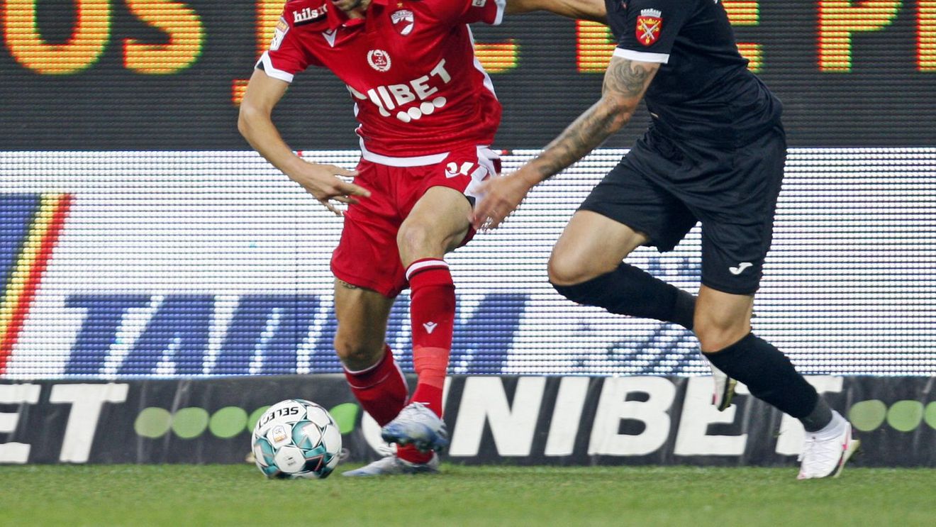 FC Dinamo - FC Hermannstadt 1-1 | Remiză la primul meci în era „Cortacero”