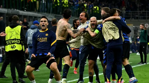 Inter – Barcelona 4-3, în returul semifinalelor Ligii Campionilor. Nebunie la Milano: italienii merg în finala UCL după 7-6 la general!