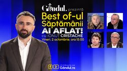 Gândul prezintă Best Of Ai aflat! Cu Ionuț Cristache – vineri, 2 octombrie, de la ora 15.00