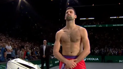 Novak Djokovic, show la debutul în turneul Masters de la Paris! Ce a putut face liderul ATP după ce și-a spulberat adversarul | VIDEO