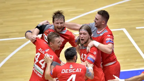 Dinamo a câștigat clar primul derby al campionatului, cu HC Dobrogea Sud Constanța. Campionii și-au învins rivalii pentru a doua oară în ultimele două săptămâni