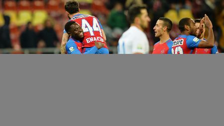 Bucurie în fața nimănui. Steaua - Pandurii 3-1, însă revenirea pe primul loc a fost sărbătorită cu un stadion pustiu