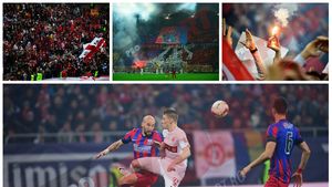 GALERIE FOTO: "Clasicul" Dinamo - Steaua nu a "ars" niciodată cu atâta intensitate. Imagini impresionante din semifinala Cupei