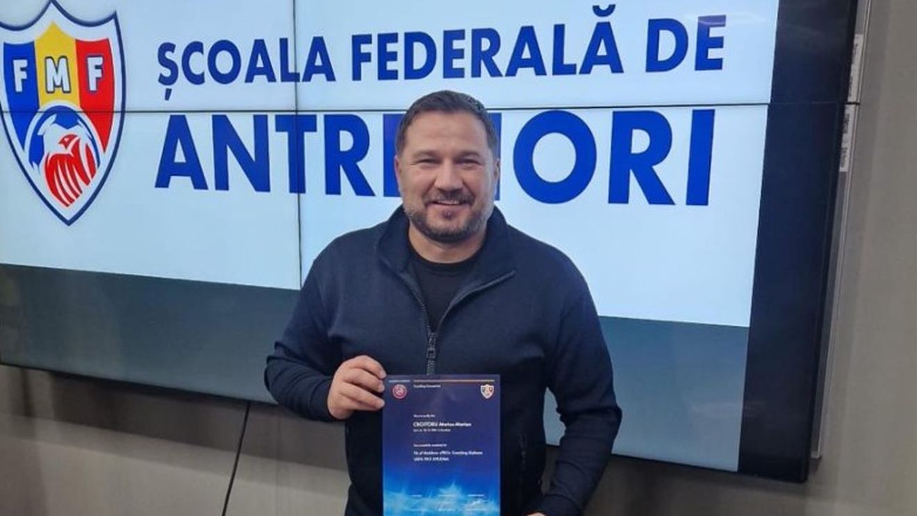 Marius Croitoru a scăpat de calvar! Nu mai e în vizorul lui Burchel de la FRF după ce și-a luat Licența Pro la Chișinău: „A fost un drum lung”