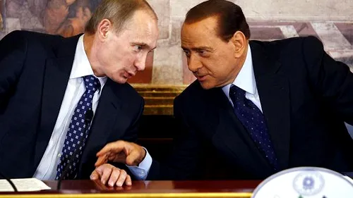 Putin, întâlnire cu Berlusconi. Italienii îi pregătesc o primire de gală liderului rus